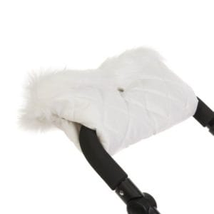 Dolls Pram Handmuff - White