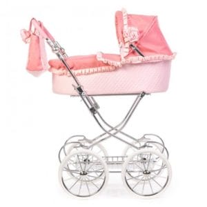 Roma Annie Classic Dolls Pram - Pink 3-16 years