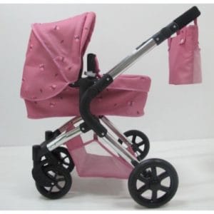 Roma Darcie Single Dolls Pram - Pink