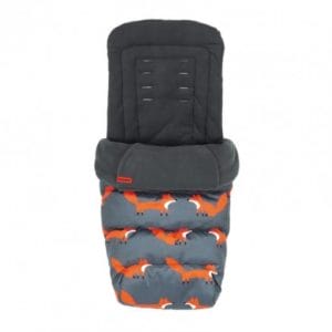 Cosatto Universal Footmuff Charcoal Mister Fox