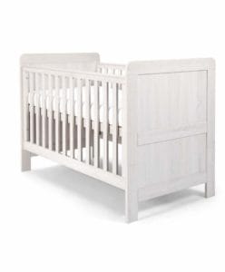 CBAT65600 Atlas Cotbed White 3Quarter High