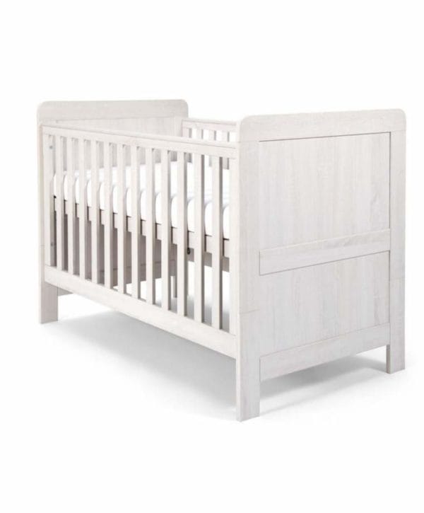 CBAT65600 Atlas Cotbed White 3Quarter High