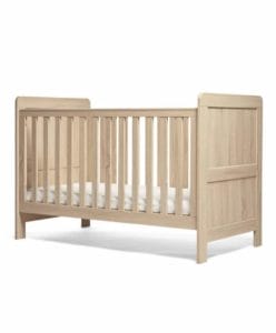 CBATR0500 01 ATLAS LIGHT OAK COT BED