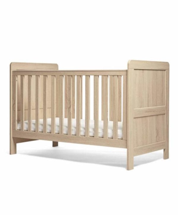 CBATR0500 01 ATLAS LIGHT OAK COT BED