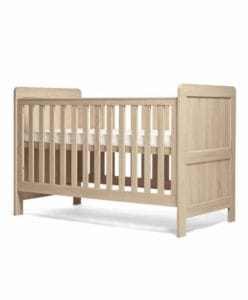 CBATR0500 03 ATLAS LIGHT OAK COT BED