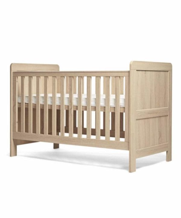 CBATR0500 03 ATLAS LIGHT OAK COT BED