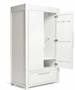 WRFRWW100 02 FRANKLIN WHITEWASH WARDROBE