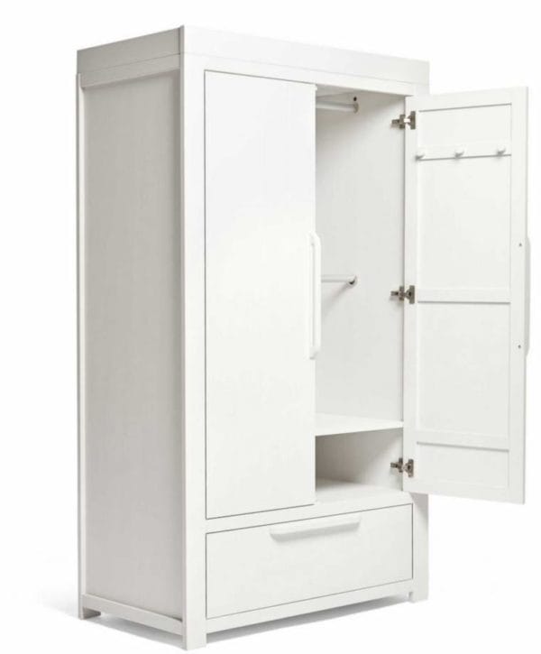 WRFRWW100 02 FRANKLIN WHITEWASH WARDROBE