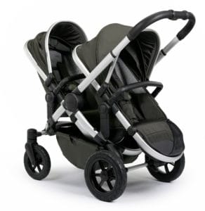 ICandy Peach All Terrain Double Seat Unit on Lower Adapters Parent Facing Mode jpg