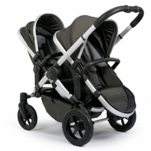 ICandy Peach All Terrain Double Seat Unit on Lower Adapters Parent Facing Mode jpg