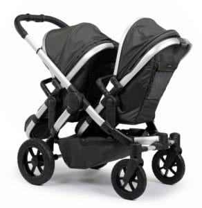 ICandy Peach All Terrain Double Seat Unit on Lower Adapters Parent Facing Mode 2 jpg