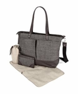 5583T1400 donya changing bag chestnut with mat