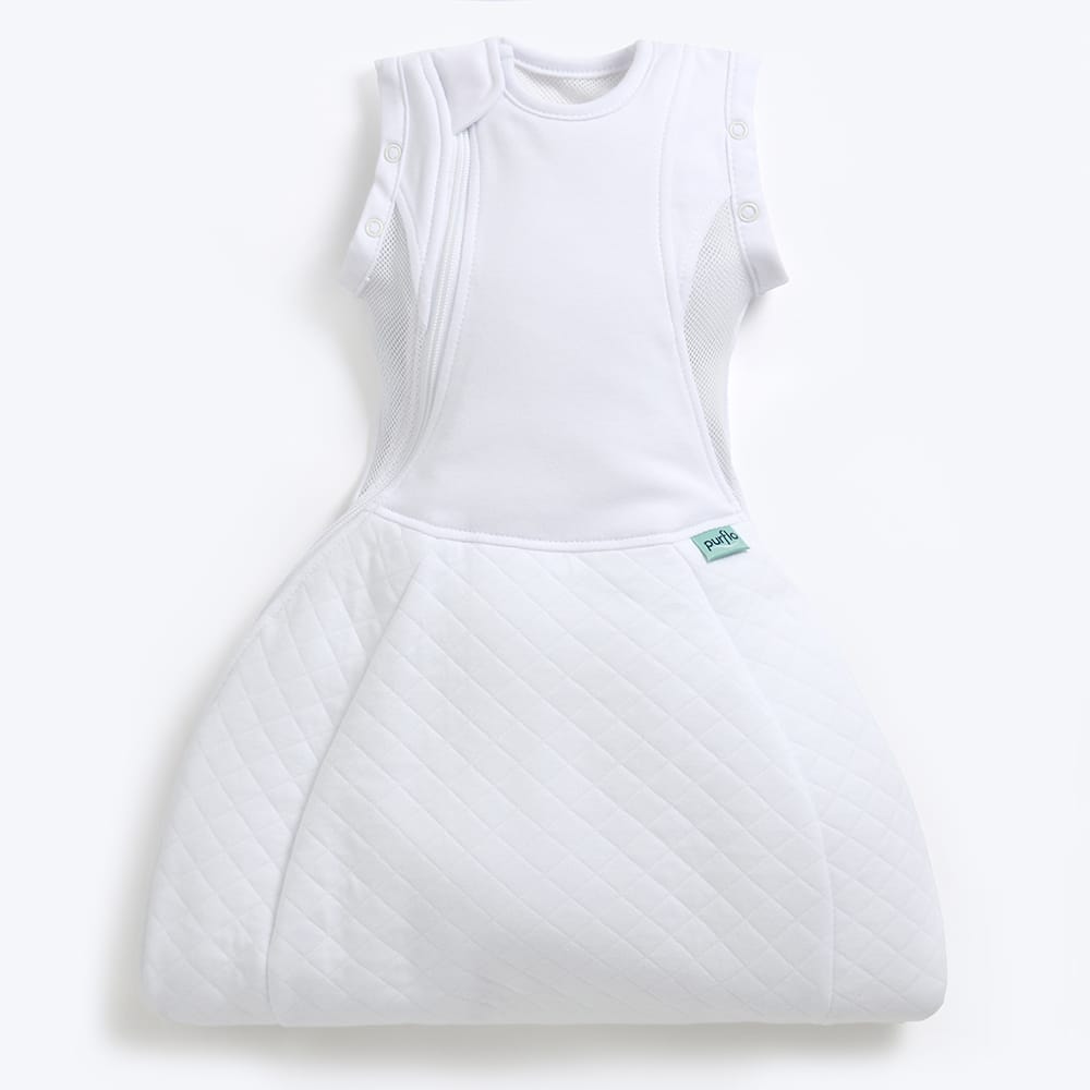 Purflo Swaddle To Sleep Bag White (6)