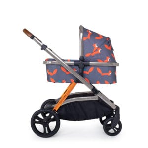 COSATTO WOW XL PRAM AND PUSHCHAIR CHARCOAL MISTER FOX 1 RGB
