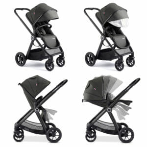 Memore V2 Pram Pushchair 11 Piece BLACK 4 (2)