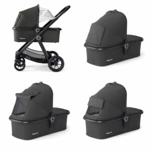 Memore V2 Pram Pushchair 11 Piece BLACK
