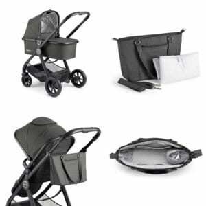 Memore V2 Pram Pushchair 11 Piece BLACK