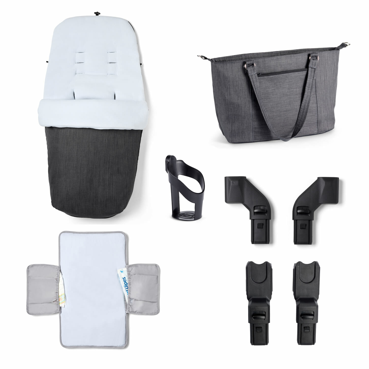 Memore V2 Pram Pushchair 11 Piece CHROME