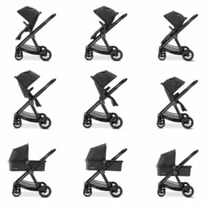 Memore V2 Travel System 13 Piece Pecan i Size BLACK