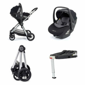 Memore V2 Travel System 13 Piece Pecan i Size CHROME