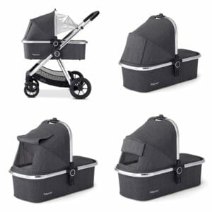 Memore V2 Travel System 13 Piece Pecan i Size CHROME