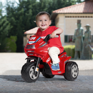 Peg Perego Ducati Mini Evo - Red 6V 3 wheel Motorbike| 12m+