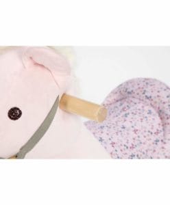 644990900 ROCKING ANIMAL BELLE WOODEN HANDLES