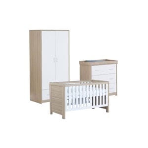 Babymore Luno Room Set 3 Pieces - White Oak