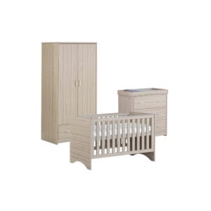 Babymore Veni Room Set 3 Pieces - Oak