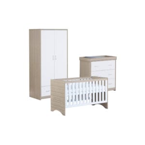 Babymore Veni Room Set 3 Pieces - White Oak