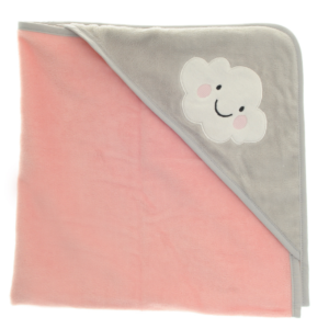 Ziggle Rosie Cloud Hooded Bath Towel