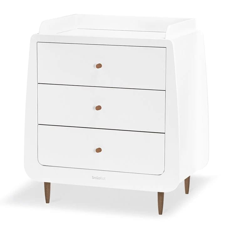 Snuzkot skandi changing unit white walnut (1)