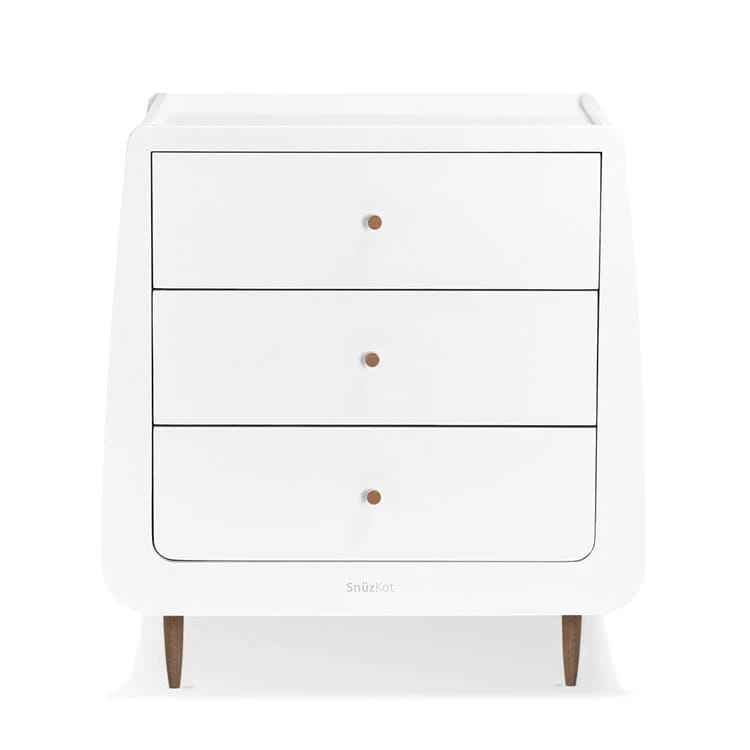 Snuzkot skandi changing unit white walnut (2)