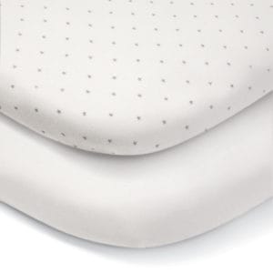 Mamas & Papas Lua Bedside Crib Sheets (2 Pack) - Star