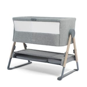 Mamas & Papas Lua Bedside Crib - Grey