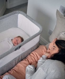 Mamas papas bedside sleeping lua bedside crib grey 31204688625829 1024x1024@2x
