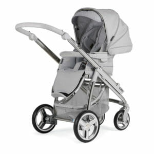 Bebecar Ip-op XL Classic Combination with Car Seat and KITLA3 - Polished Pebble