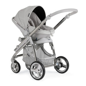 Bebecar Ip-op XL Classic Combination with Car Seat and KITLA3 - Polished Pebble