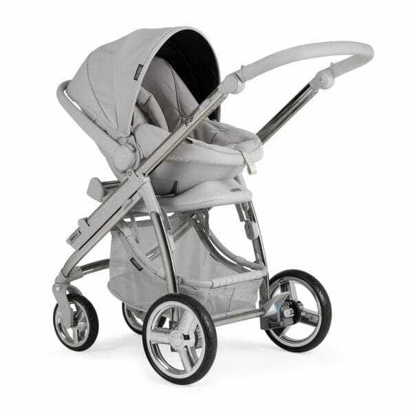 Bebecar Ip-op XL Classic Combination with Car Seat and KITLA3 - Polished Pebble