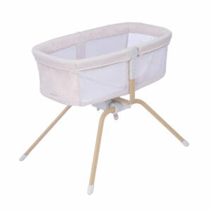 Babymore Air Motion Gliding Crib - Cream