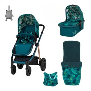Cosatto Wow 2 Pram & Accessories Bundle Midnight Jungle
