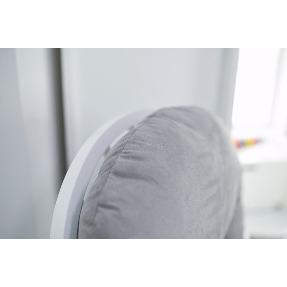 Obaby Reclining Glider Chair And Stool White Grey (7)