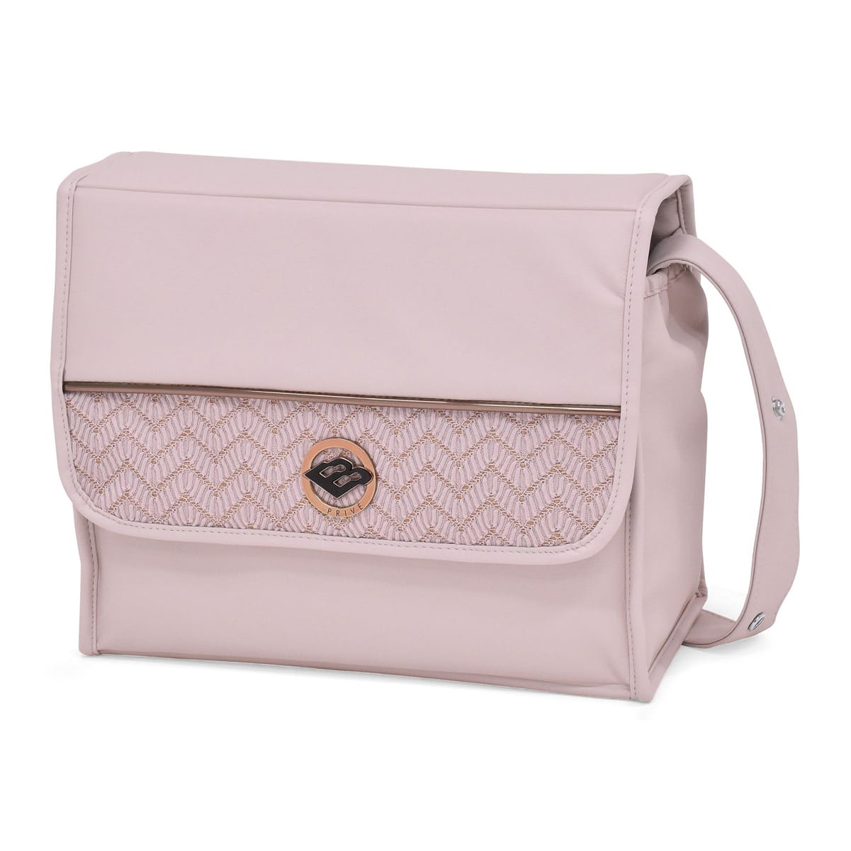 Bebecar Square Changing Bag Woven Pink