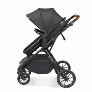 Ickle Bubba Cosmo i-Size Travel System With Stratus Car Seat and Isofix Base Graphite Grey