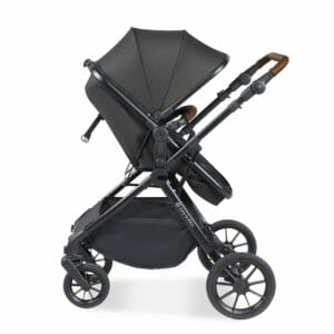 Ickle Bubba Cosmo i-Size Travel System With Stratus Car Seat and Isofix Base Graphite Grey