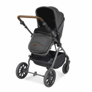 Ickle Bubba Cosmo i-Size Travel System With Stratus Car Seat and Isofix Base Graphite Grey
