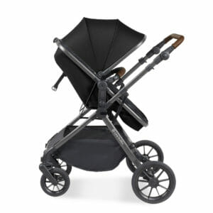 Ickle Bubba Cosmo i-Size Travel System With Stratus Car Seat and Isofix Base Black