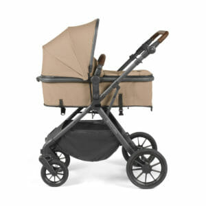 Ickle Bubba Cosmo i-Size Travel System With Stratus Car Seat and Isofix Base Desert