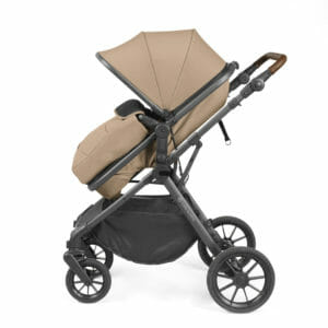 Ickle Bubba Cosmo i-Size Travel System With Stratus Car Seat and Isofix Base Desert