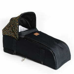 Roma Gemini Carrycot Khaki Leopard